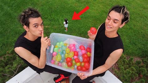 CRAZY WATER BALLOON PRANK ON LITTLE SISTER! | Water balloons, Marcus and lucas, Little sisters