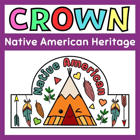 Native American Heritage Month hat Craft Activity | Headband Crown | Made By Teachers