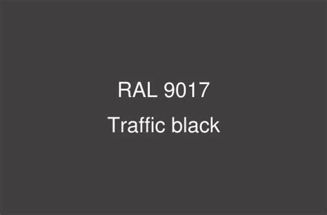 RAL 9017 Colour (Traffic black) - RAL White and black colours | RAL Colour Chart UK