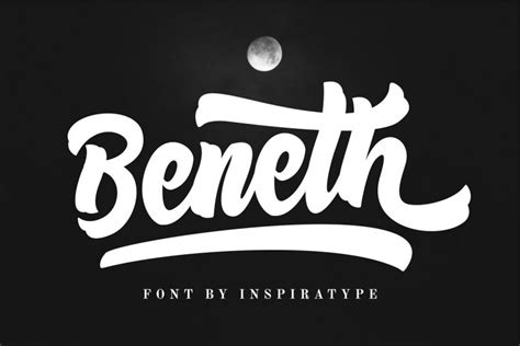 Download Beneth Bold Script Font OTF, TTF
