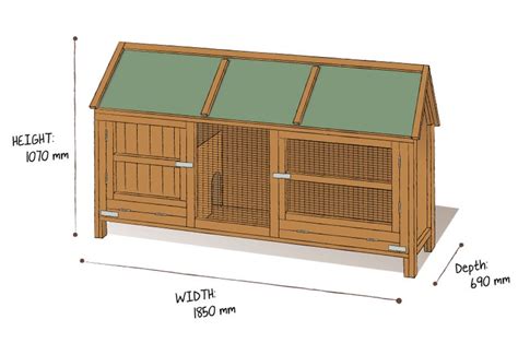 Extra Large Rabbit Hutch Plans - WoodWorking Projects & Plans