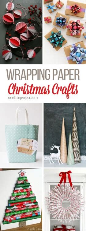 19 Wrapping Paper Christmas Crafts