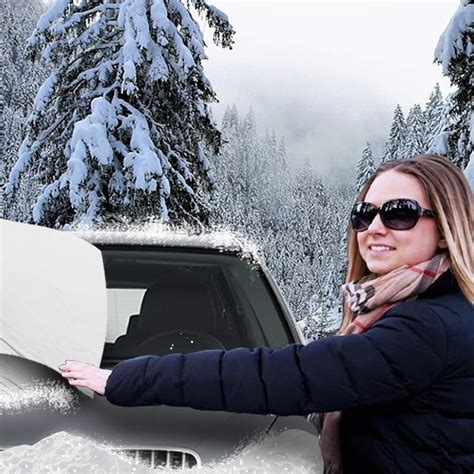 Windshield Frost Ice Snow Protector VaygWay Magnetic Car Snow Cover SUV Exterior All Weather ...