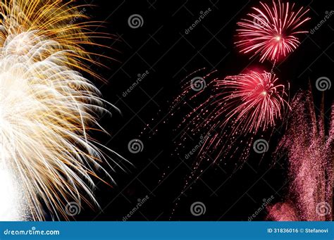 Fireworks and Sparkles for New Year Stock Photo - Image of holiday, america: 31836016