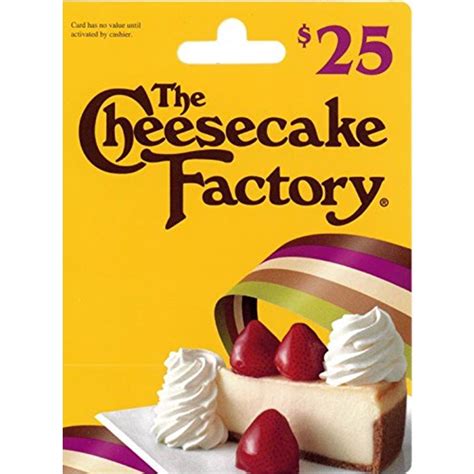 The Cheesecake Factory Gift Card $25 | Recognized Nationwide