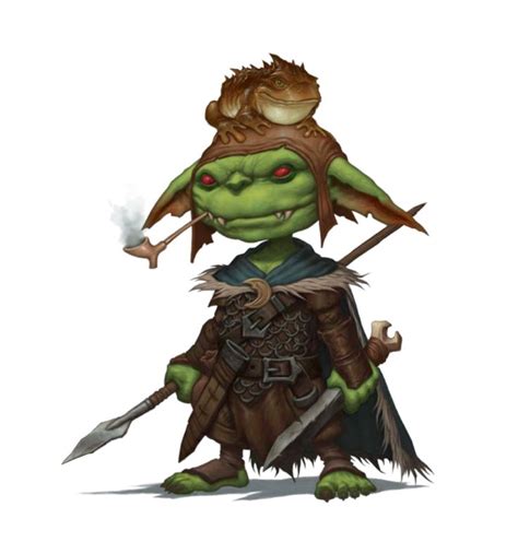 Male Goblin Cleric of Zarongel - Poog - Pathfinder 2E PFRPG PFSRD DND D&D 3.5 4E 5E 5th d20 ...