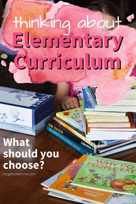 Elementary Curriculum Choices for Your Family - Forgetful Momma