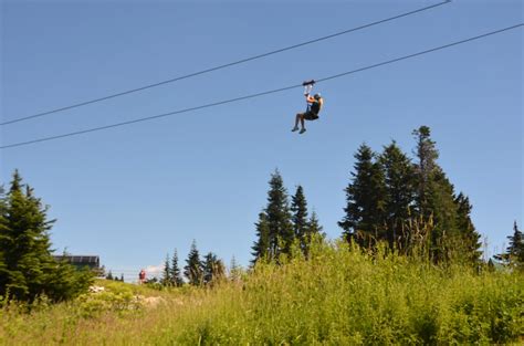 Zipping past | Mountain Zipline, Grouse Mountain, North Vanc… | Flickr