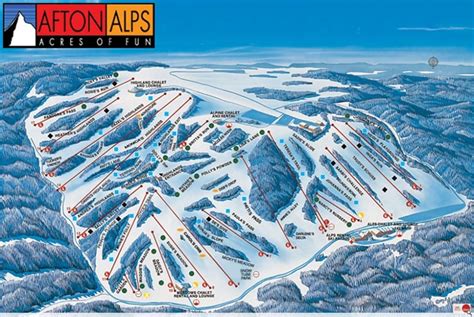 Afton Alps Trail Map | Liftopia