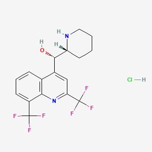 Mefloquine Hydrochloride | C17H17ClF6N2O | CID 65329 - PubChem