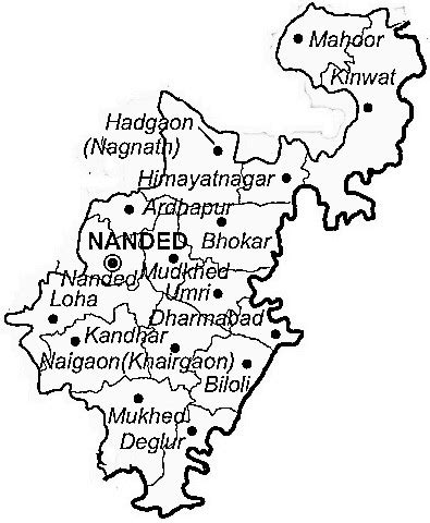 Nanded District | Nanded District Map