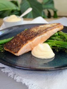 Pan-fried Atlantic Salmon with Lobster Aioli - Recipe - Ferguson Australia