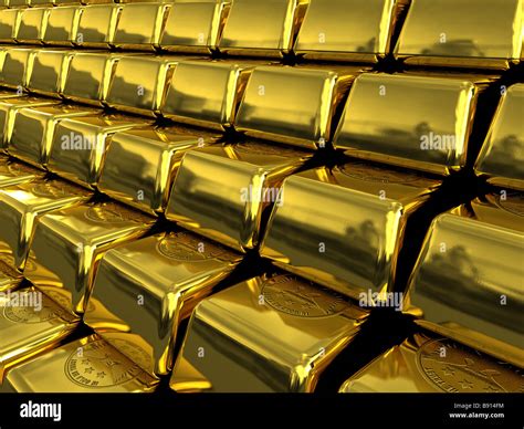 Stack of gold bars Stock Photo - Alamy