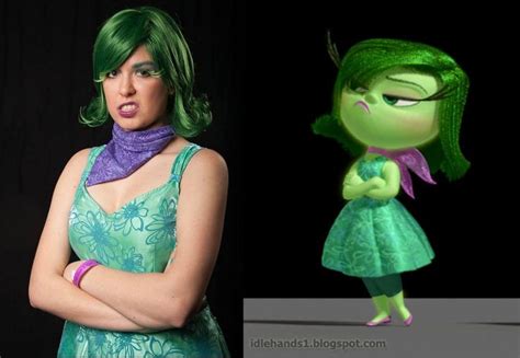 Disgust Cosplay from Pixar's 'Inside Out' | Inside out costume, Cute costumes, Disney inside out