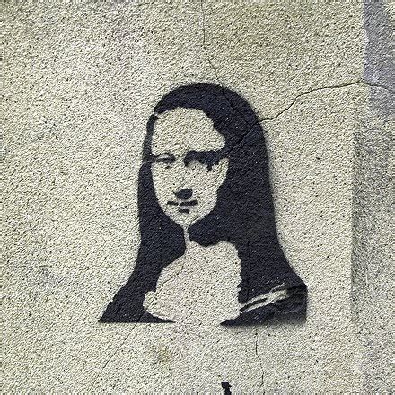 arsaroceu: Mona Lisa Graffiti Stencil: Graffiti Art Wall