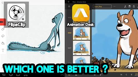 FlipaClip vs Animation Desk - YouTube