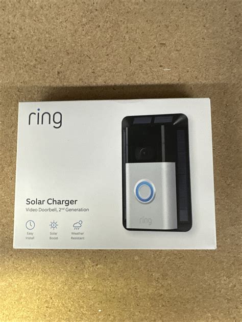 Solar Charger for Ring Video Doorbell (2020 release)- 2nd Gen | eBay