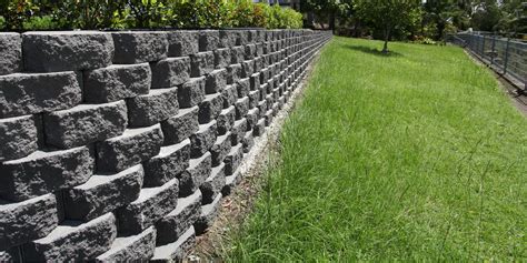 Gardenwall Standard Retaining Wall Blocks (Charcoal) SALE | Darling ...