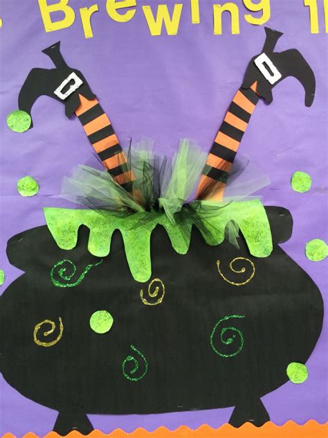 Halloween Bulletin Board | Halloween bulletin boards, Halloween, Halloween wreath