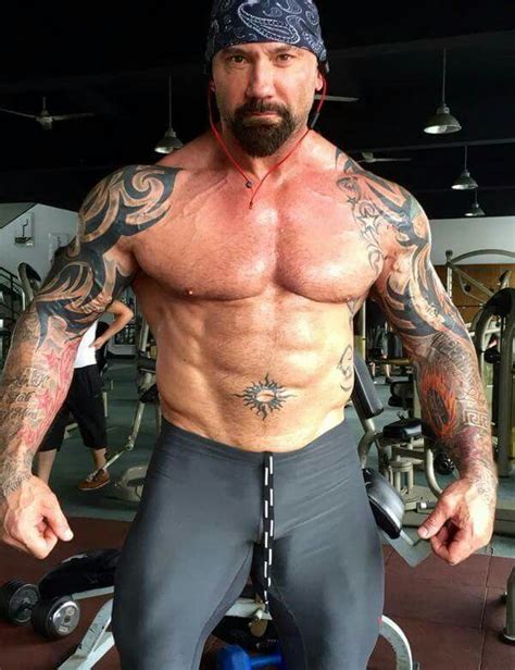 Dave Bautista | Dave bautista, Celebrity workout, Beefy men