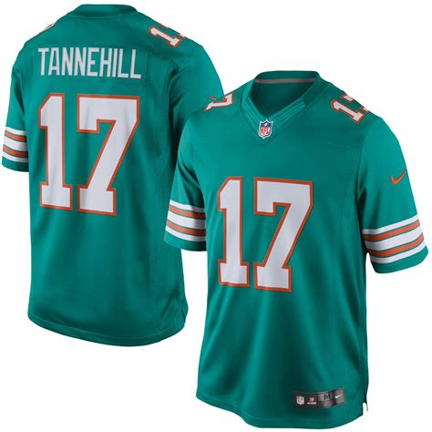 Men's Miami Dolphins Ryan Tannehill Nike Aqua Limited Alternate Jersey