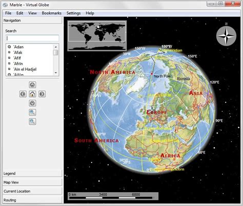 Marble, Virtual Interactive Globe - gHacks Tech News