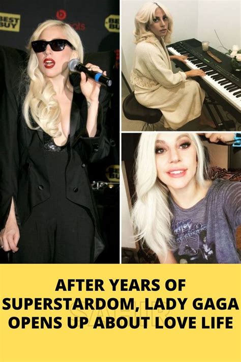 After Years of Superstardom, Lady Gaga Opens Up about Love Life | Lady ...