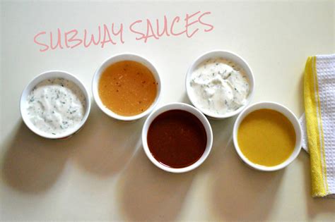 Homemade Subway Sauces – 2blissofbaking