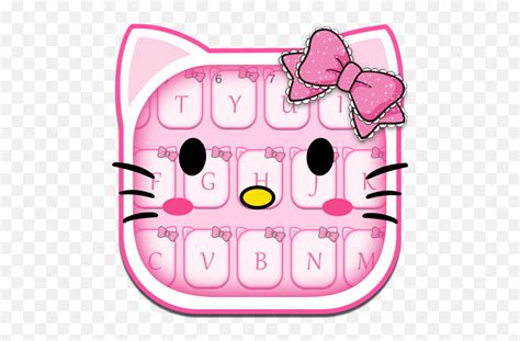 Download Pink Kitty Keyboard Theme - Clip Art Emoji,Pink Emoji Keyboard - free transparent emoji ...