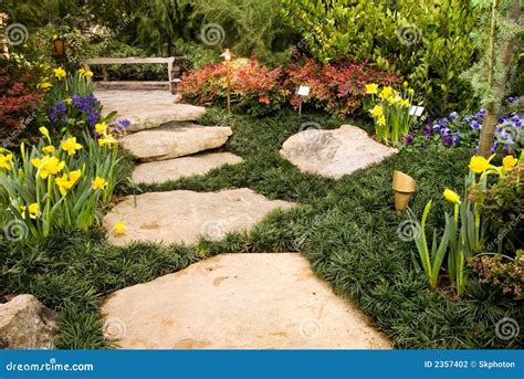 Garden trail stock photo. Image of lawn, summertime, growing - 2357402