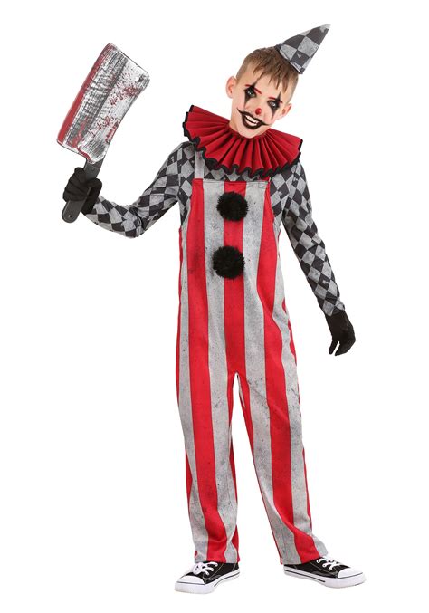 Wicked Circus Clown Boy's Costume