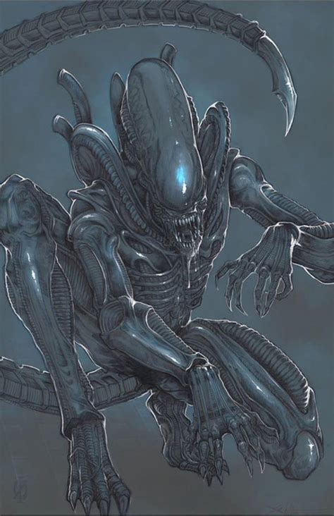 Xenomorph Alien by ChrisOzFulton on @DeviantArt | Alien artwork ...