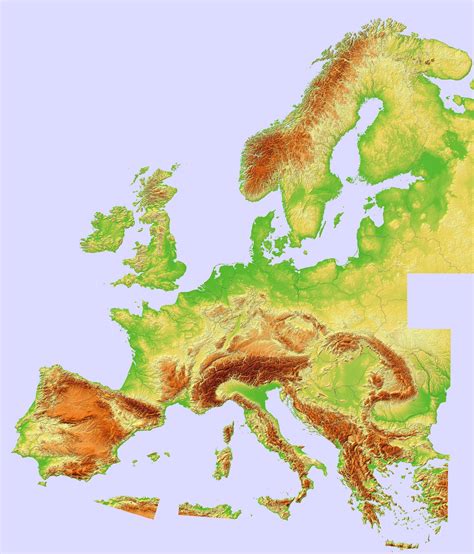 Topographic Map Of Europe Europe Map Descriptive Writ - vrogue.co
