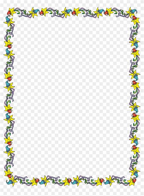 Free Star Party Invitation Border Clip Art Image From - New Years Border Clipart, HD Png ...