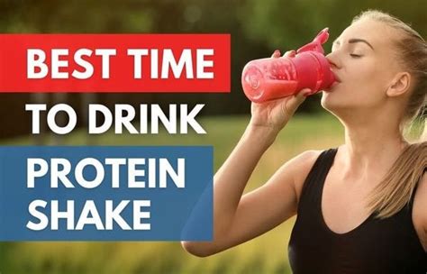 Best time to Drink Protein Shake - Breakfast, Pre-workout, Post Workout? - Veg Fit