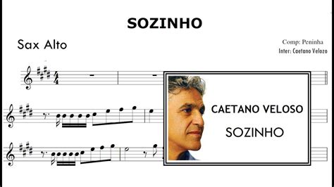 Sozinho - Caetano Veloso ( Partitura Sax Alto ) Acordes - Chordify