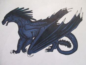 Storm (IceWing/NightWing Hybrid) | Wings of Fire Fanon Wiki | FANDOM powered by Wikia