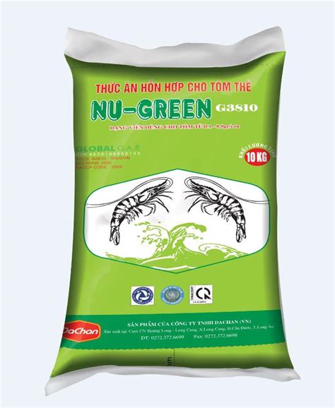 SHRIMP FEED - G3810; G3820 - NU-GREEN (Taiwan Manufacturer) - Aquatic ...