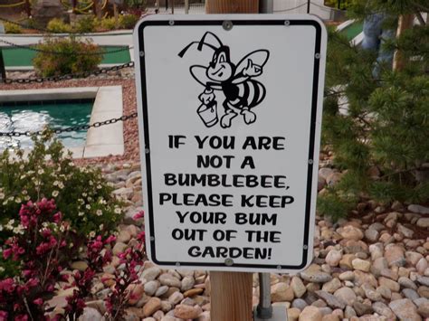 Funny garden sign. | Aimee | Flickr