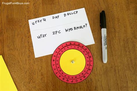 Printable Spy Decoder Wheel