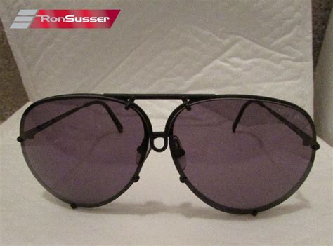 Porsche Design PD Carrera Aviator Sunglasses 5621 Black Frame Gray ...