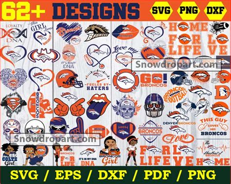 62 Denver Broncos Svg Bundle, Denver Broncos Svg, Denver Broncos Logo Svg – Snowdrop Art – High ...