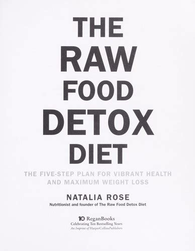 The raw food detox diet by Natalia Rose | Open Library