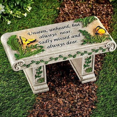 Solar Lighted Memorial Cross Statue Bird Stone Look Garden Grave ...