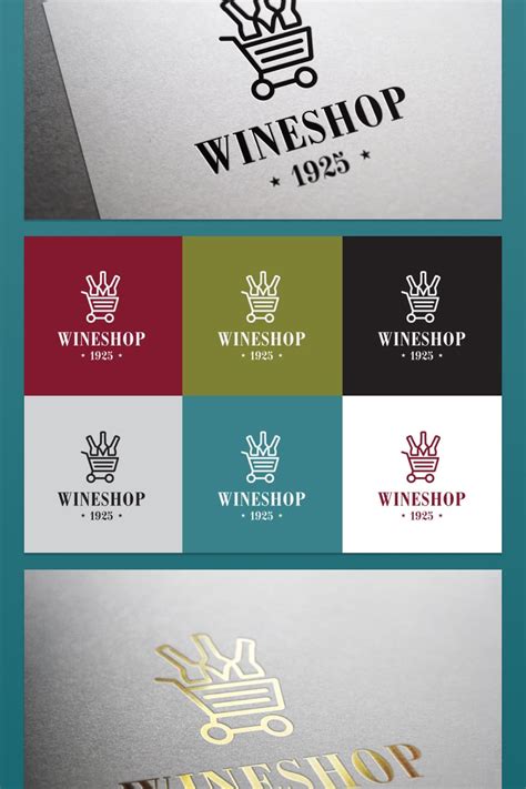 Wine Shop Logo – MasterBundles