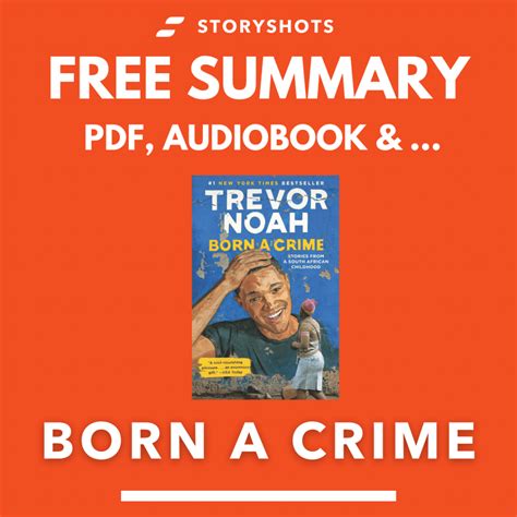 Born a Crime Summary Review | Trevor Noah | PDF | Audiobook