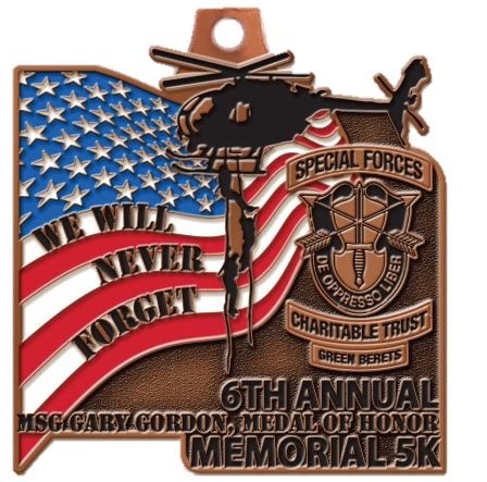 MSG Gary Gordon, Medal of Honor Memorial 5K Custom Ink Fundraising