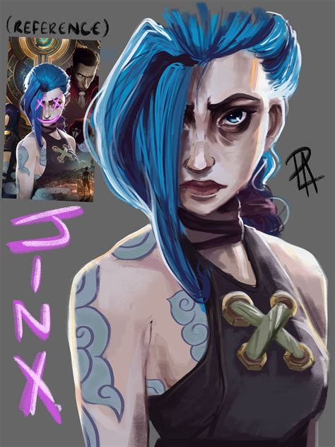 ArtStation - Arcane style study - JINX/POWDER