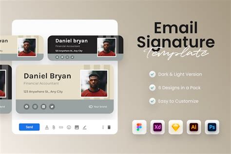 Email Signature Banner Template - Design Template Place