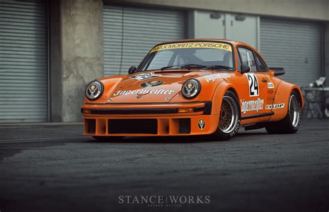 Stance Works - The Jagermeister Porsche 934 at Rennsport Reunion